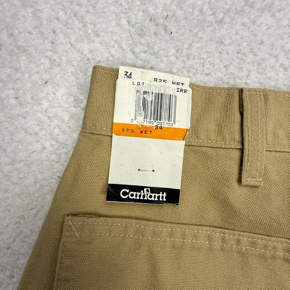 Carhartt Washed Duck Work Shorts Mens 34 B25 WET Wheat Brown NWT NOS